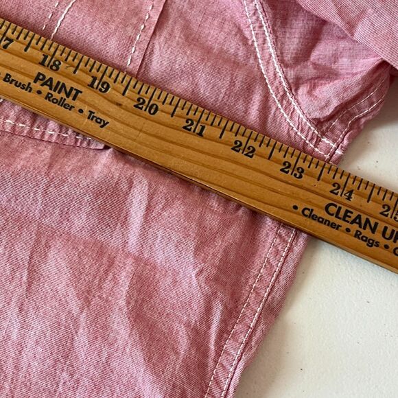 BKE Athletic Fit Shirt Mens XXL Brick Western Cowboy Button Up Long Sleeve Roll - Picture 7 of 11